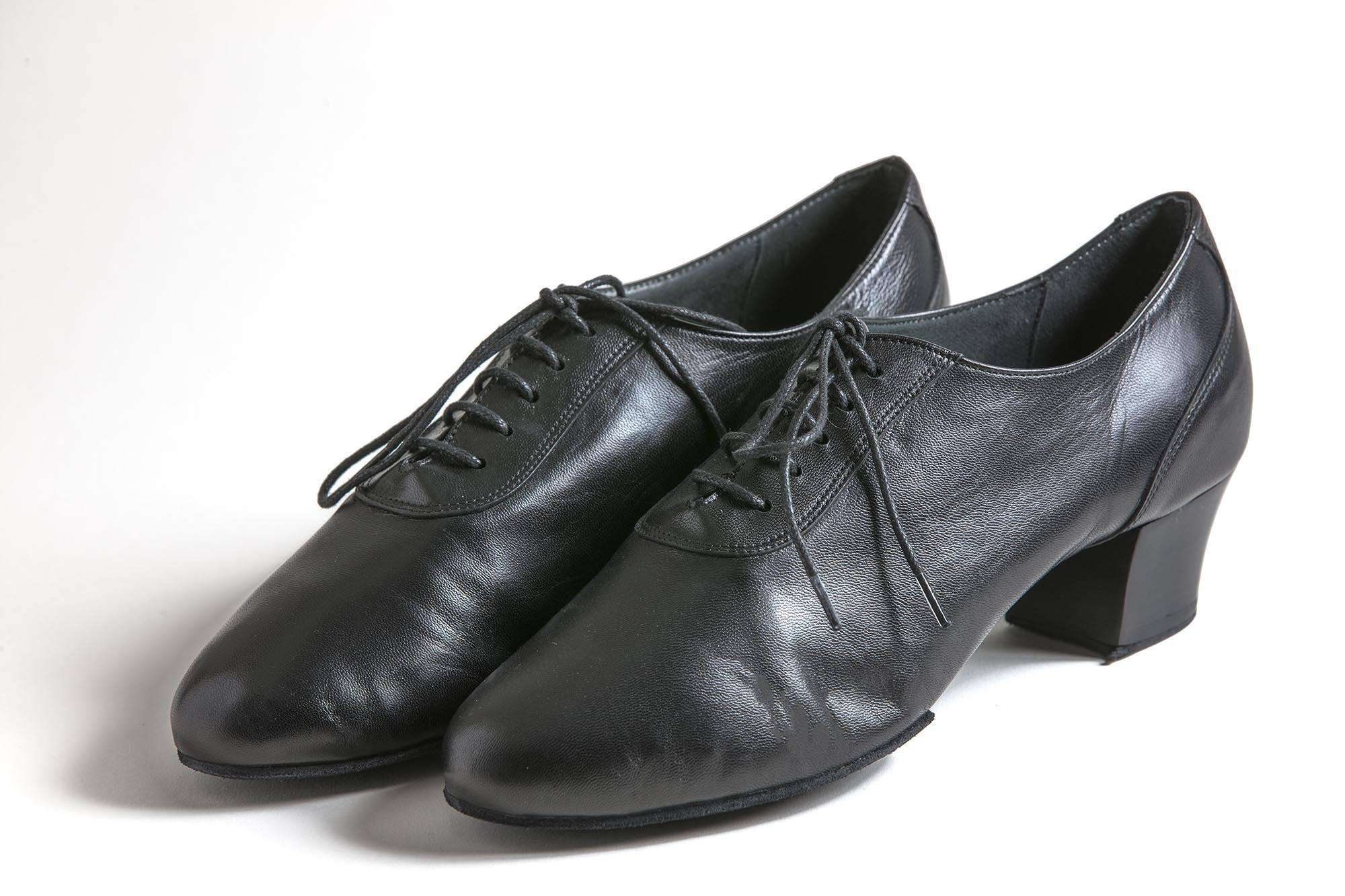 Asti Ladies Practice Dance Shoes Black Leather