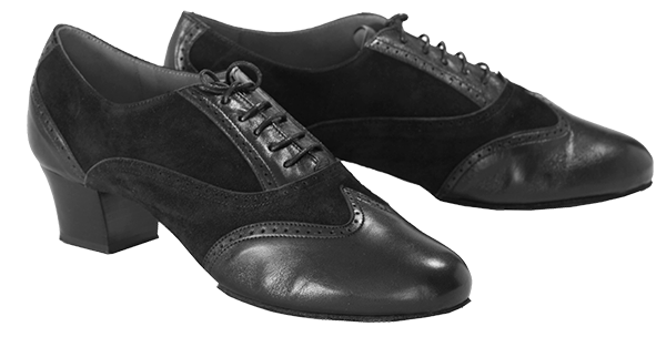 Sean Mens Latin Dance Shoes: Super soft real leather, suede leather uppers & cotton twill laces 